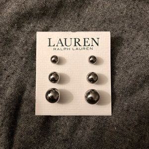 LAUREN RALPH LAUREN 3 pack earrings